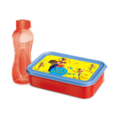 MILTON | I Go Time Lunch Box 550ml And Bottle 500ml Set HC21 | HLT103HHL00038-Red