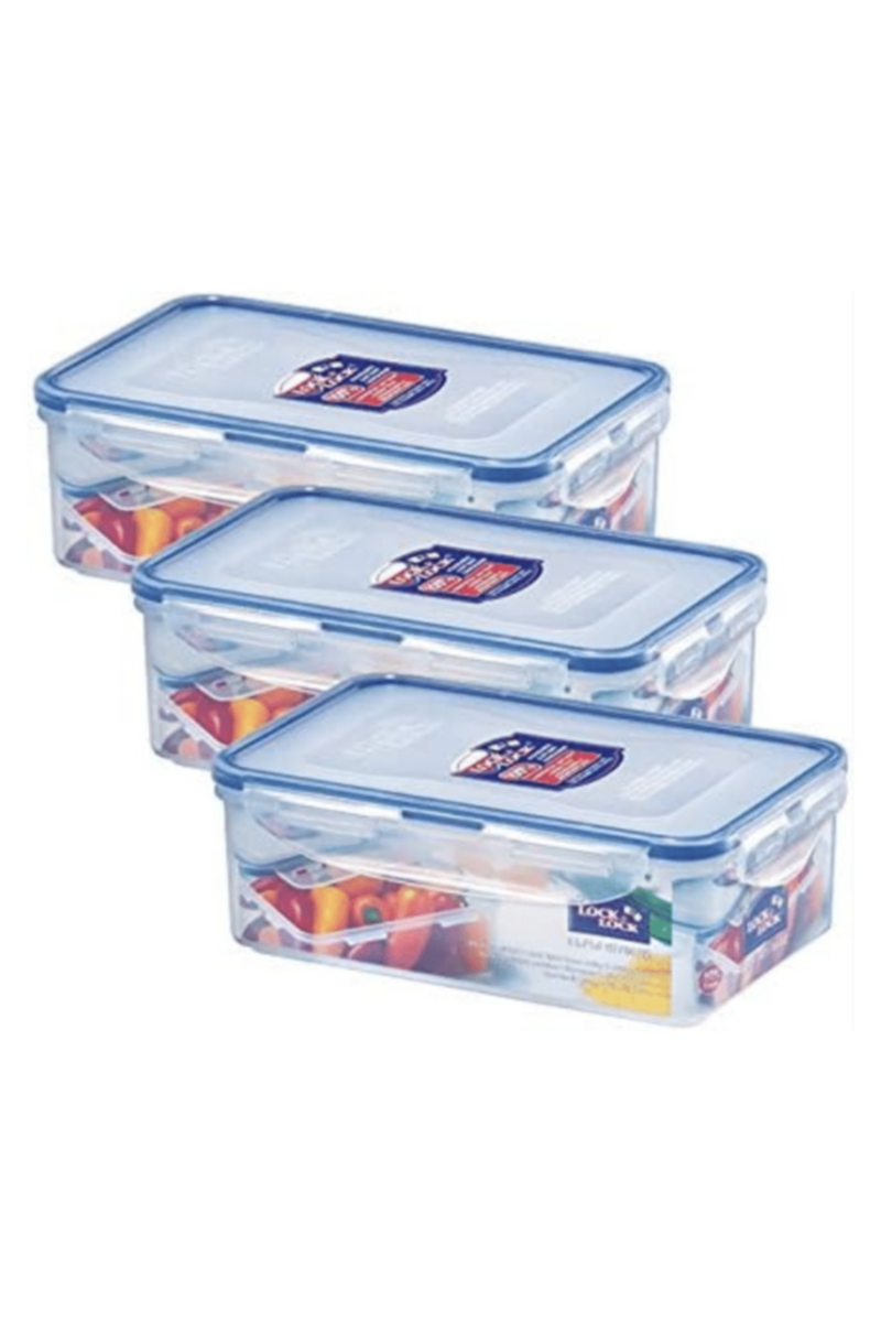 LOCK N LOCK | Food Container 3Pcs Set 1Ltr HPL817SA3 | LCK103HHL00039