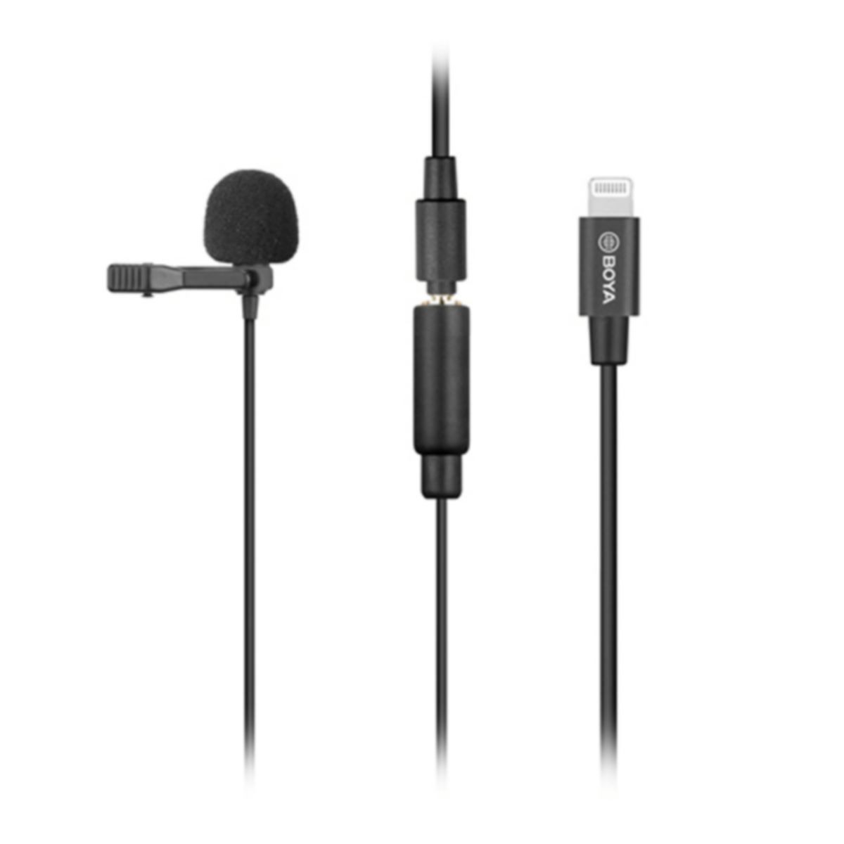 BOYA | BY-M2 Clip-on Lavalier Microphone Lightning Port for iOS Devices | MOTPIAS000031