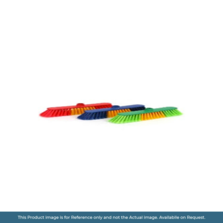 Nylon Broom Brush 12" Soft W/Stick