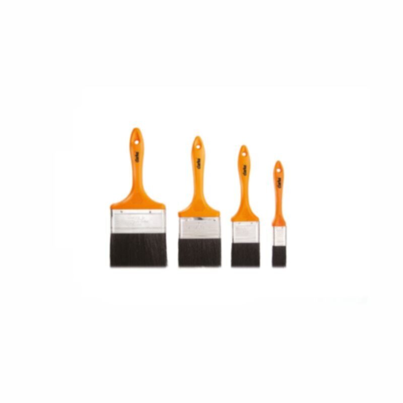 CLARKE | Paint Brush 1 inch Orange Color Compatible Plactic Handle Black Bristle | PB1CL