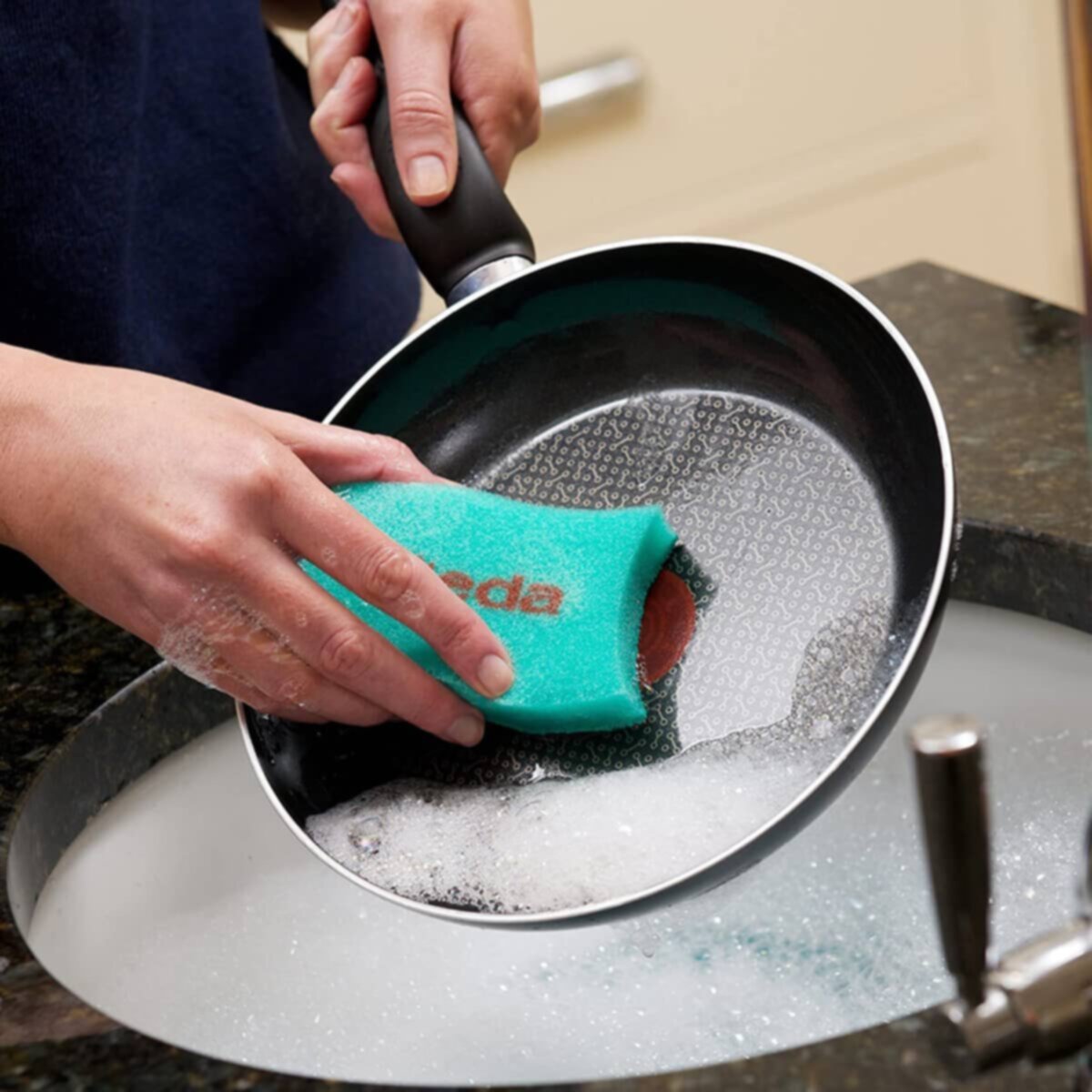 HOMEBOX | Vileda 3-Piece Puractive Flexible Sponge Set - 8.5x11.5x2.5 cm | 164762612