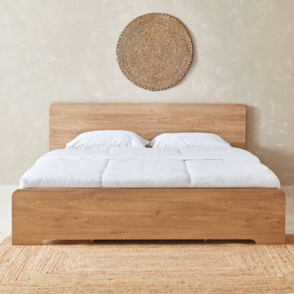 HOMEBOX | Nordica King Bed - 180x200 cm | 164917523