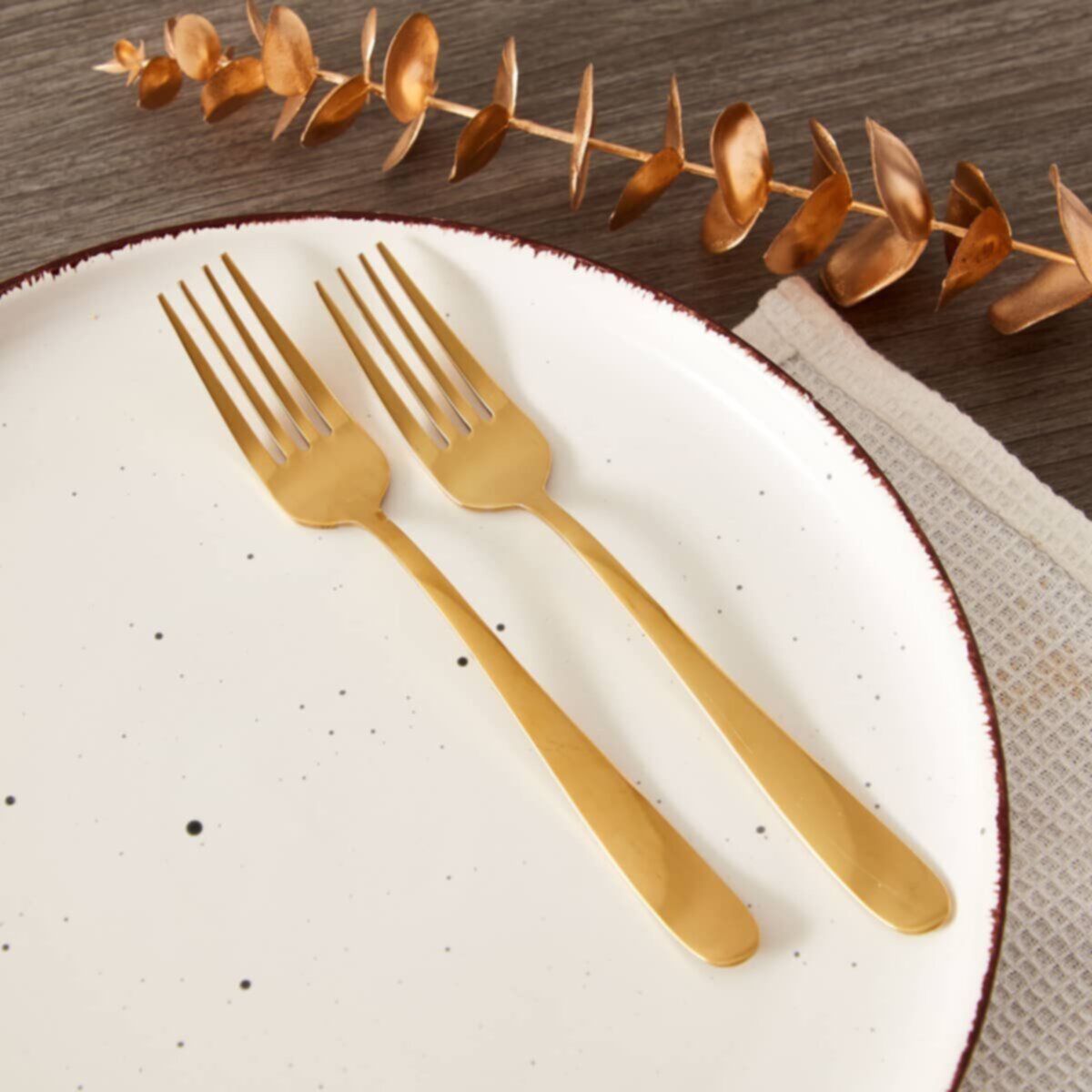 HOMEBOX | Columbus 2-Piece Dinner Fork Set - 2 mm | 165267486