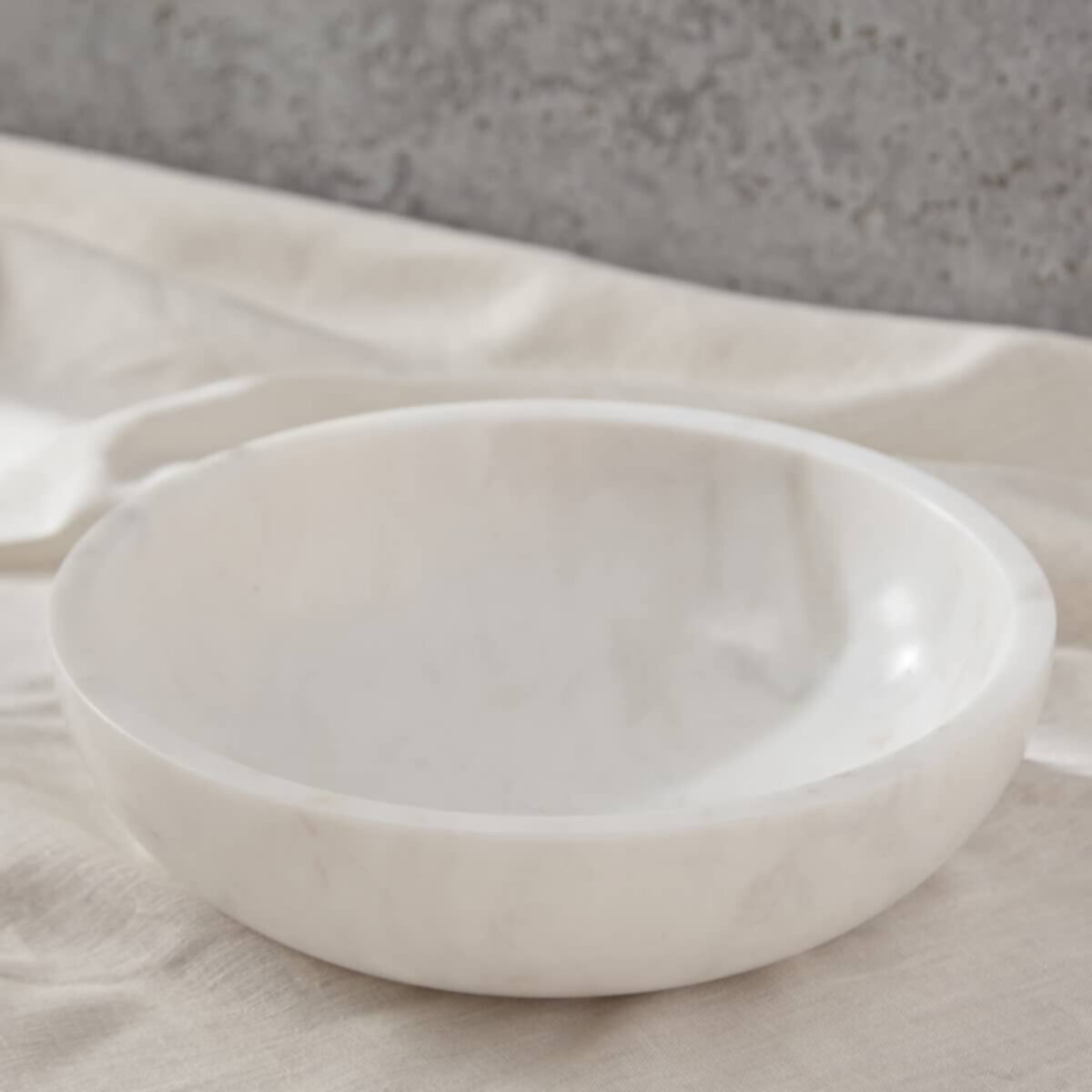 HOMEBOX | Bianca Marble Bowl - 22 cm | 166010742