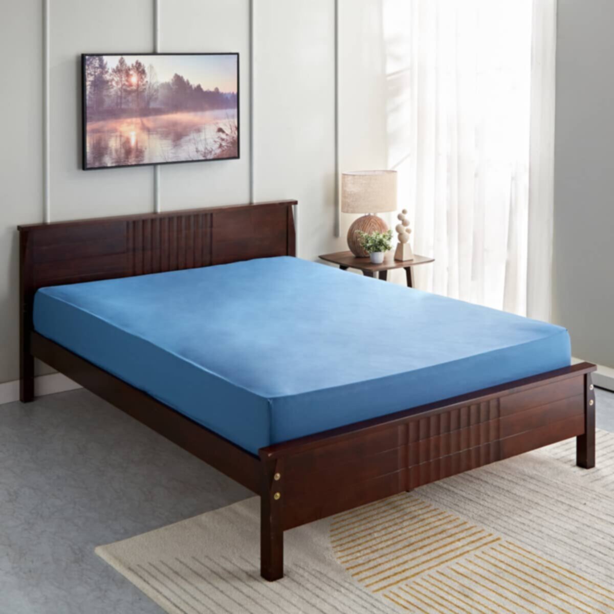 HOMEBOX | Bristol Olympic Queen Fitted Sheet - 160x200+25 cm | 166045978