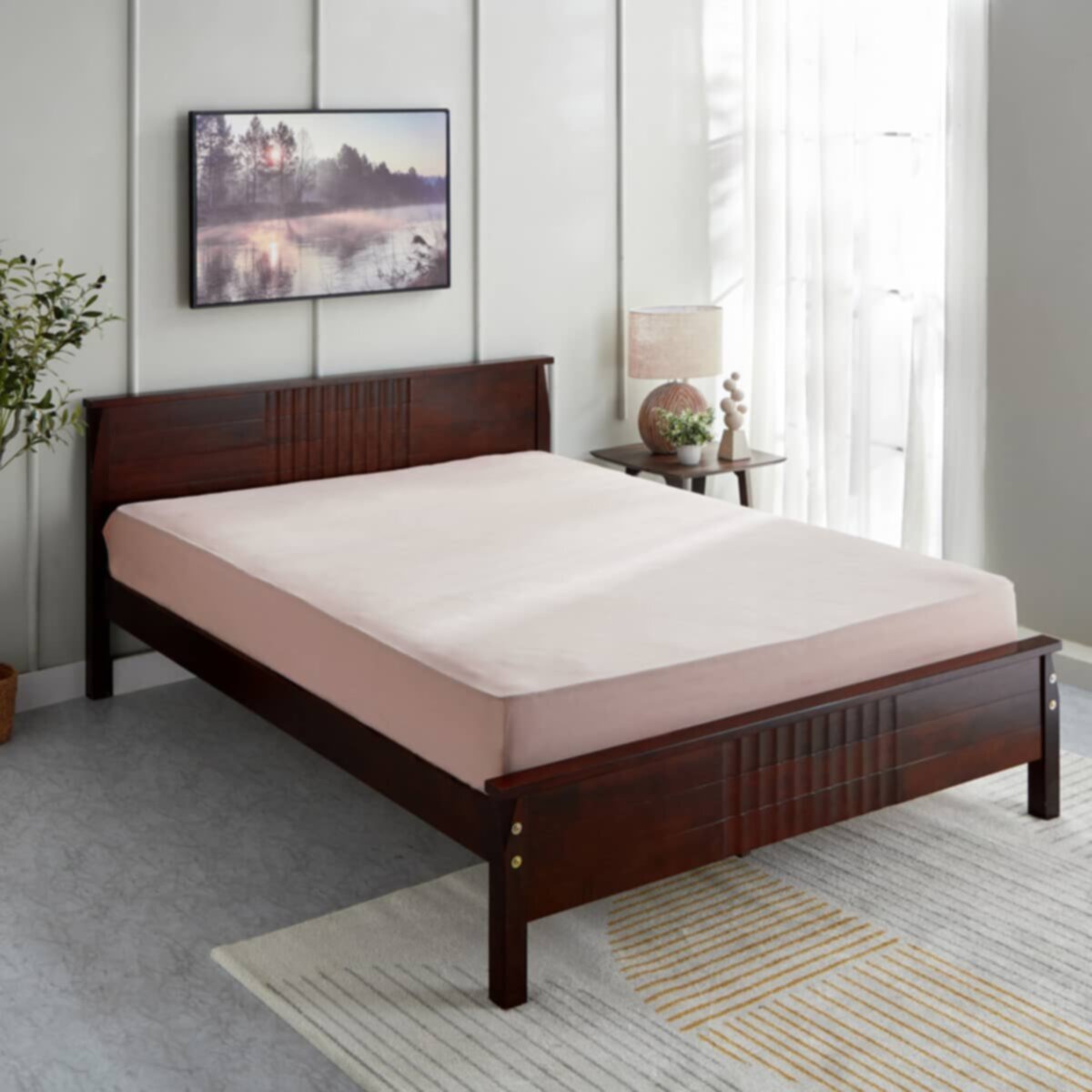 HOMEBOX | Bristol Olympic Queen Fitted Sheet - 160x200+25 cm | 166045984