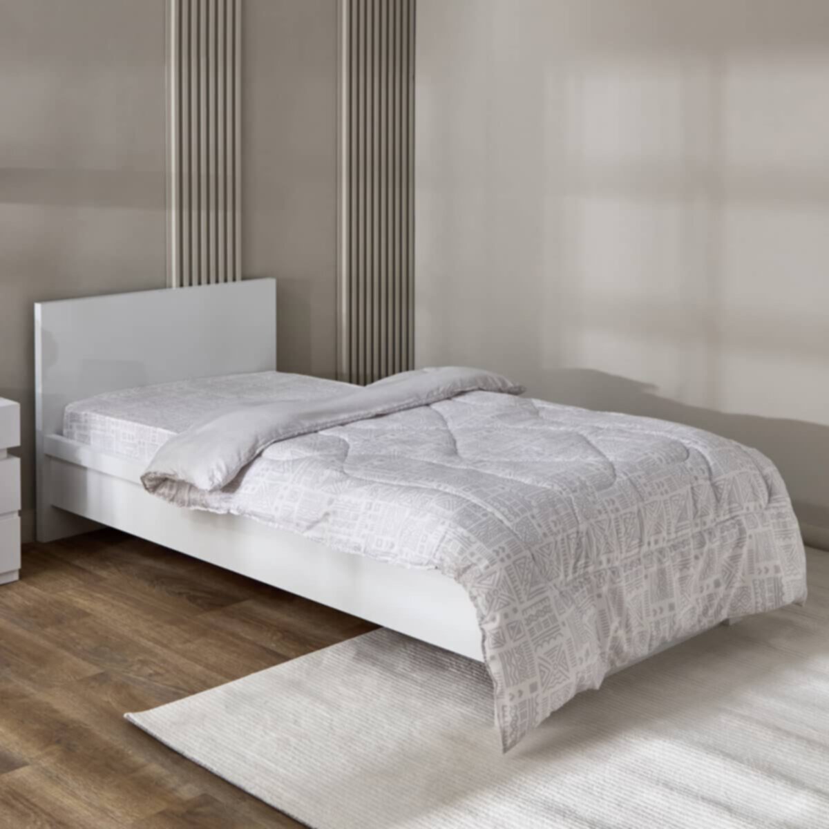 HOMEBOX | Matrix Raine Microfibre Single Comforter - 135x220 cm | 166053244