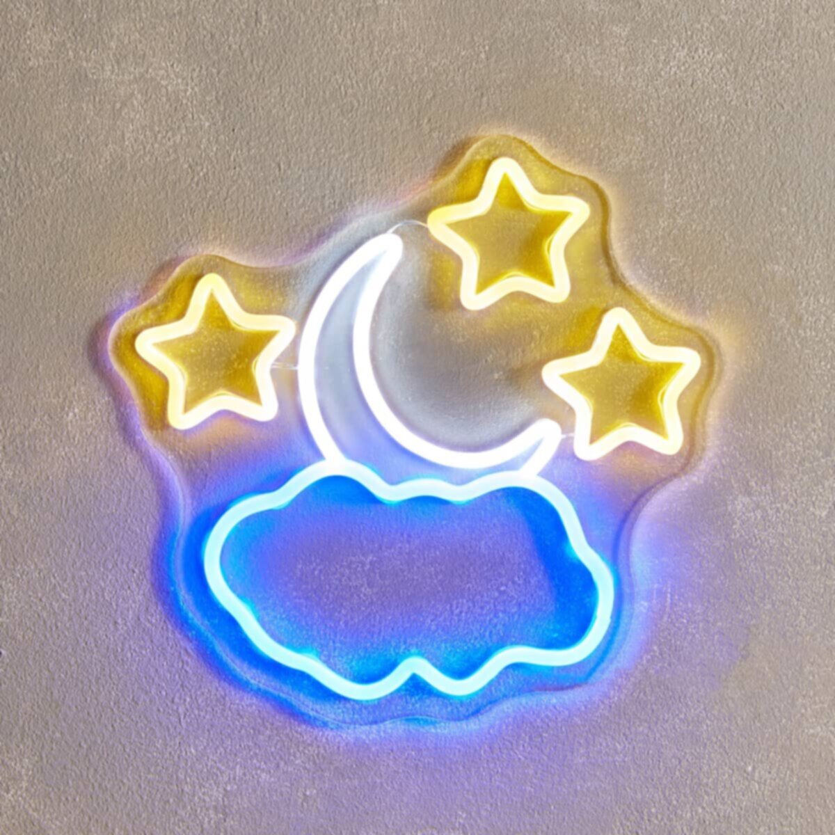 HOMEBOX | Orla LED Neon Light with 2 m USB Cable - 33x2x31 cm | 166082186