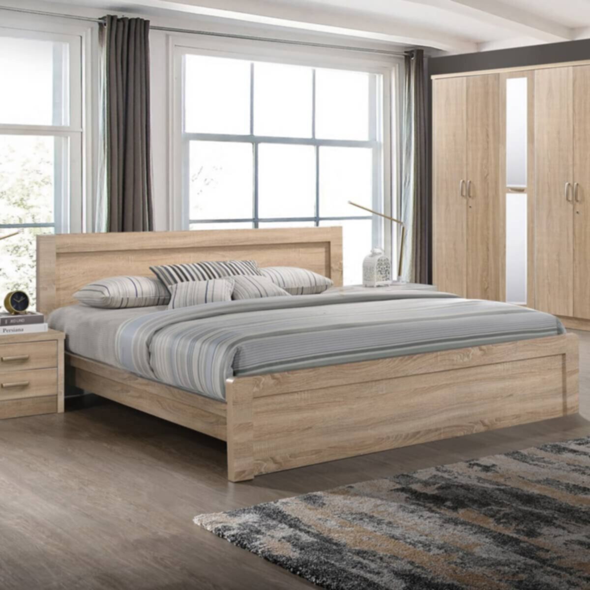 HOMEBOX | Cooper Nxt King Bed - 180x200 cm | 166181440
