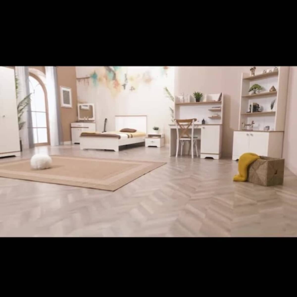 HOMEBOX | Listro Twin Smart Bed - 120x200 cm | 166342378