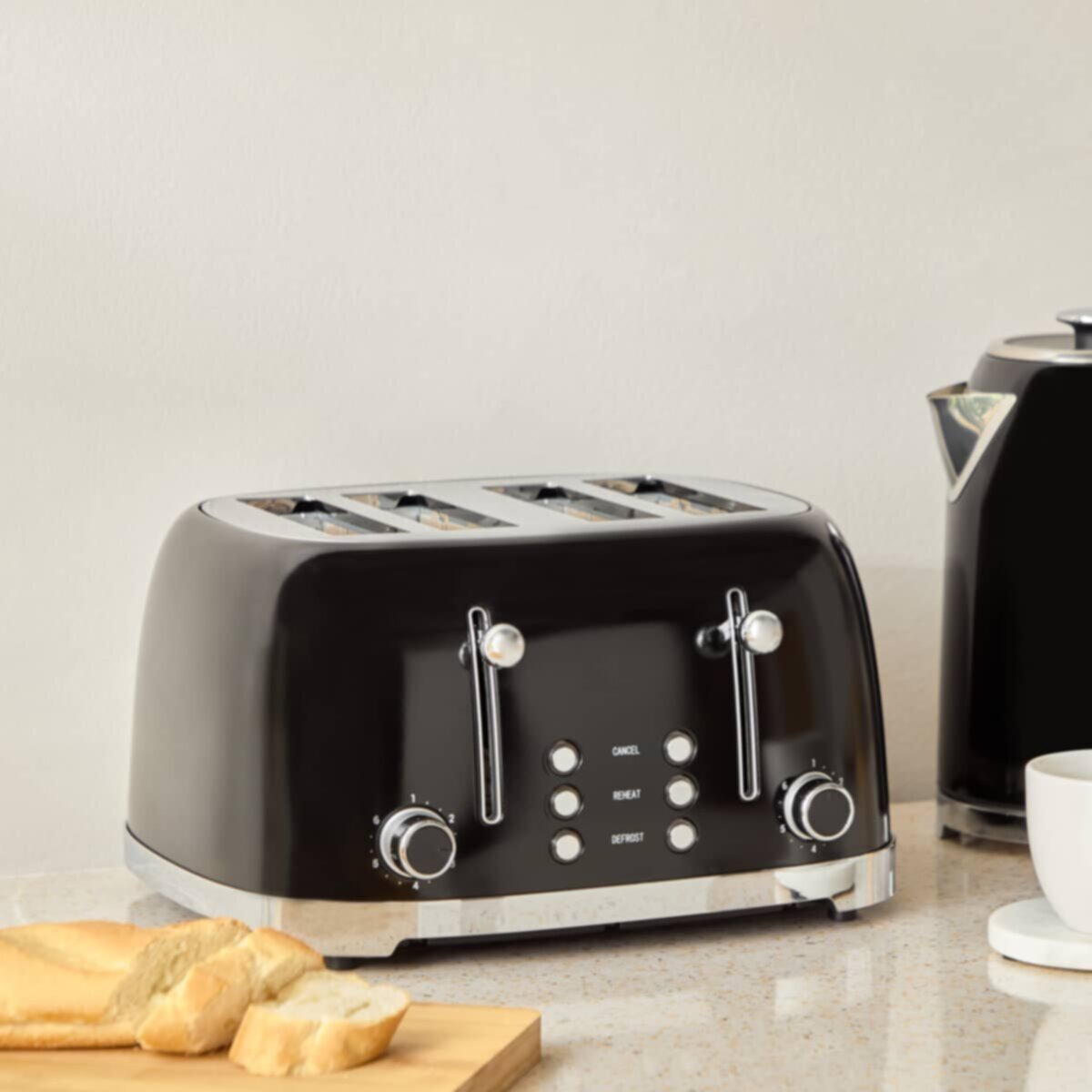 HOMEBOX | Elekt 4-Slice Toaster - 1630 W | 166356727