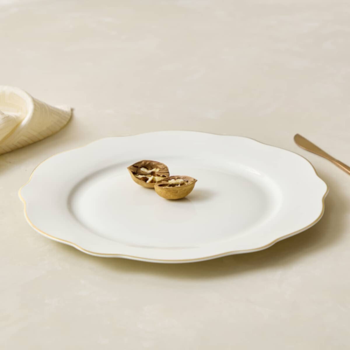 HOMEBOX | Ivory Dinner Plate - 27 cm | 166591899