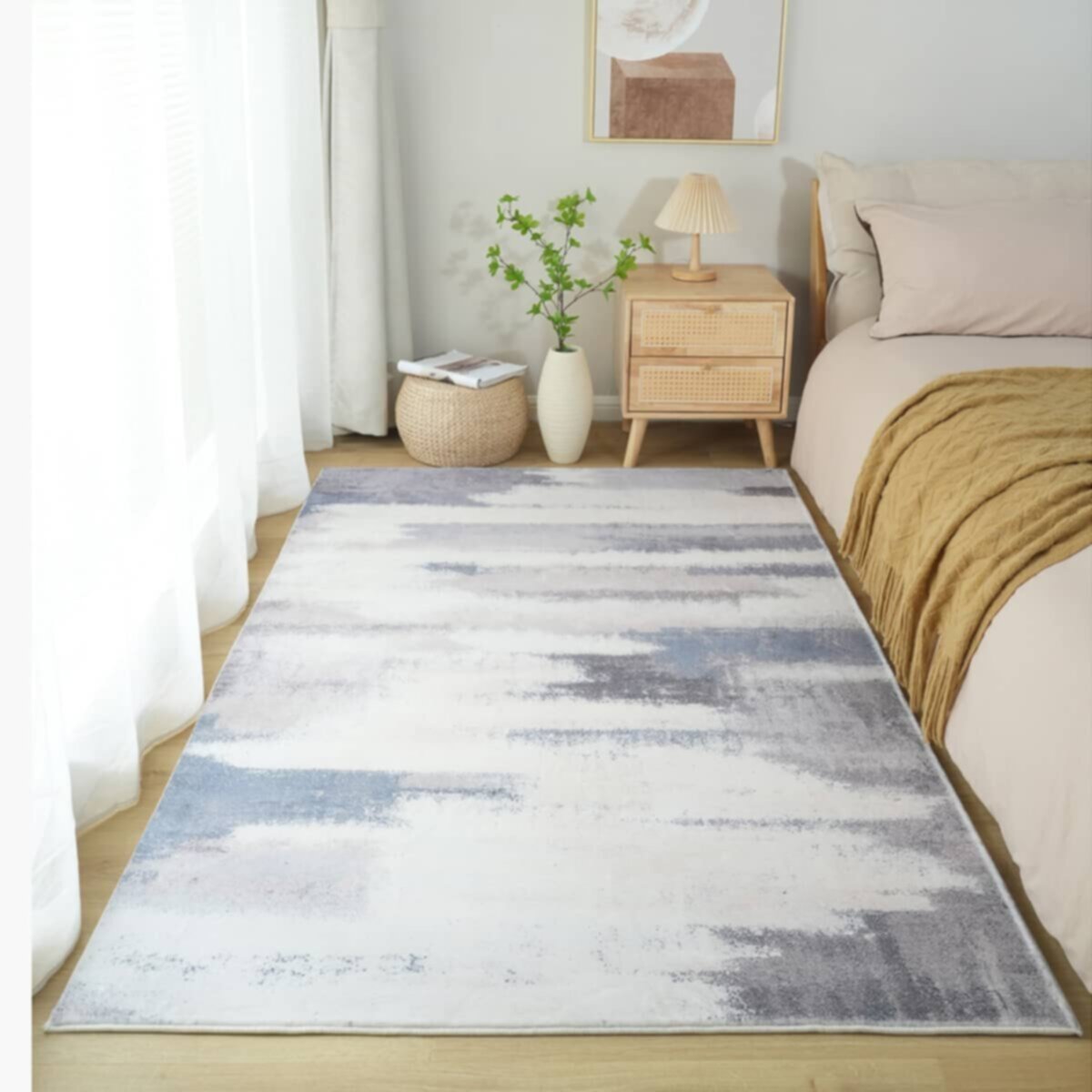 HOMEBOX | Bristol Imara Printed Plush Fur Rug - 120x170 cm | 166640495