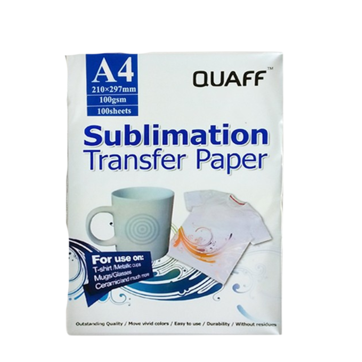 QUAFF Sublimation Paper A4 100Sheets