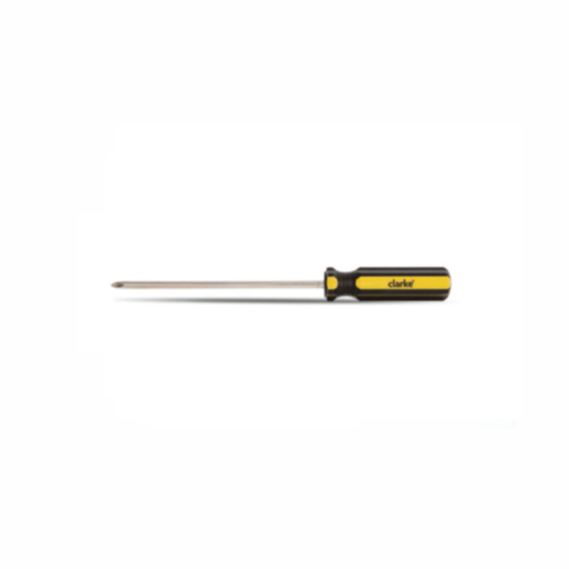 CLARKE | Screw Driver 6 inch Phillips Yellow/Black Acetate heavy-duty handle with Magnetic Tip | SDP6C
