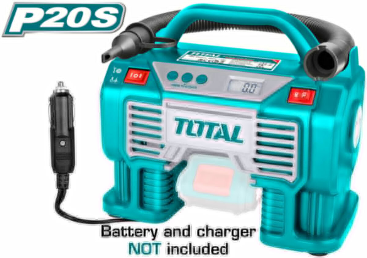 TOTAL | Auto Air Compressor Li-ion 20V | TACLI2002