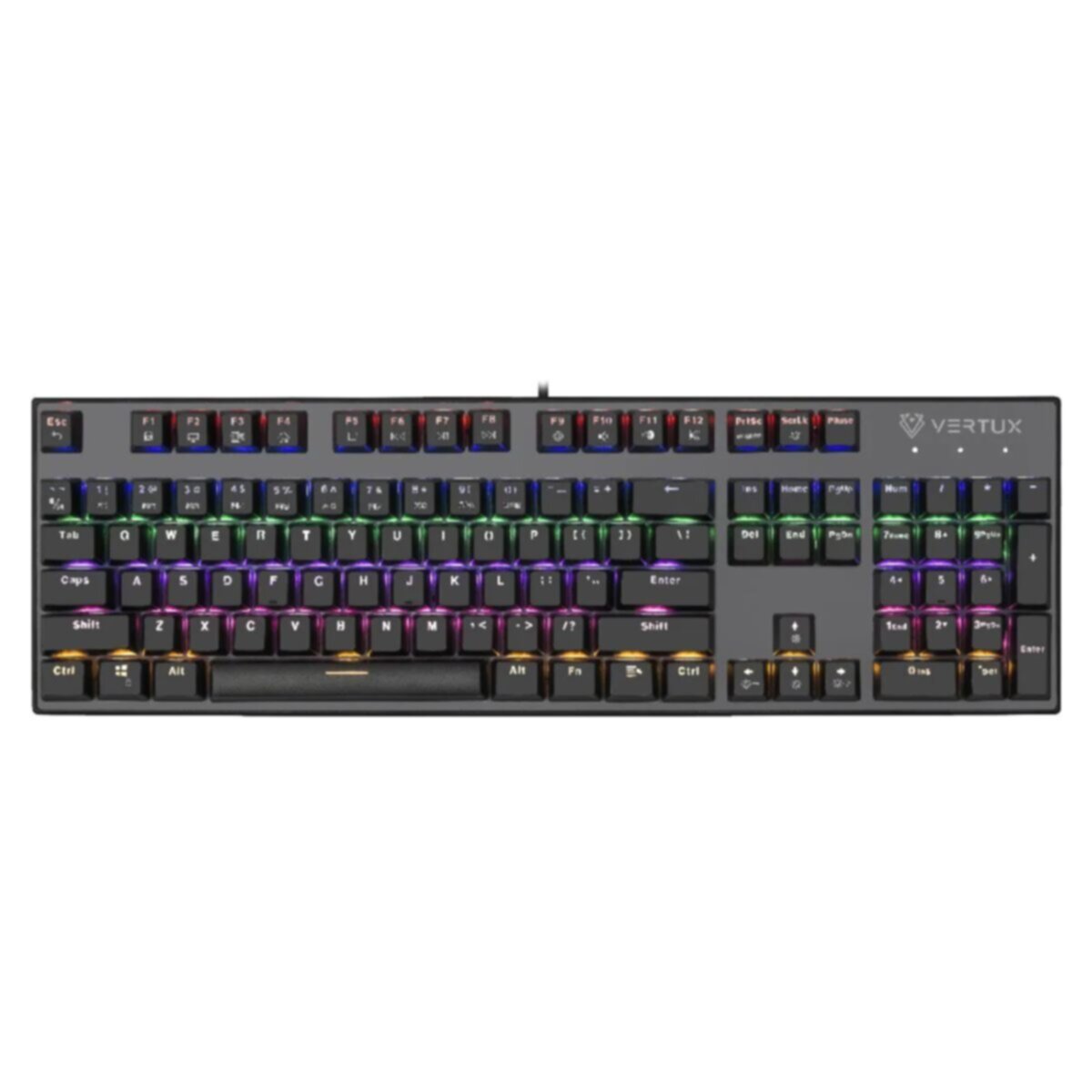 VERTUX | Hyper Tactile Advance Performance Mechanical Keyboard Black | TACTICAL.E