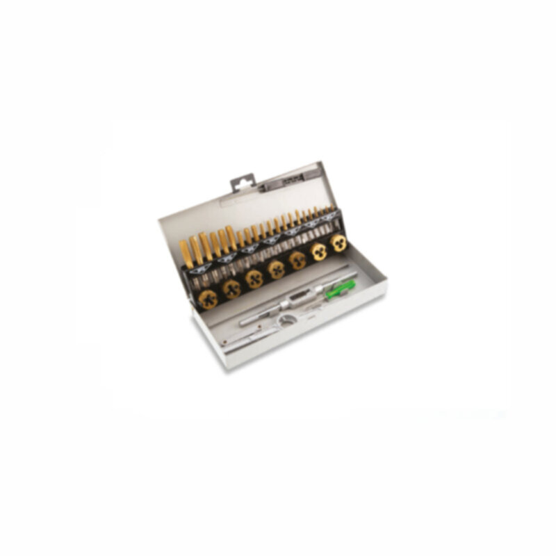 CLARKE | Tap & Die Set 3mm - 12mm HSS (32Pcs Set) with Carry Case | TDS3-12HC